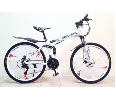 Велосипед Green Bike складной на литых дисках